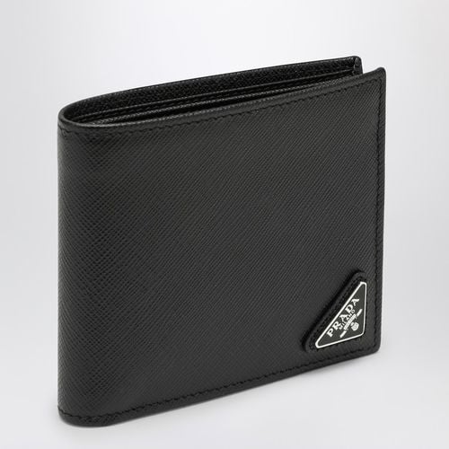 Black Saffiano horizontal wallet - Prada - Modalova