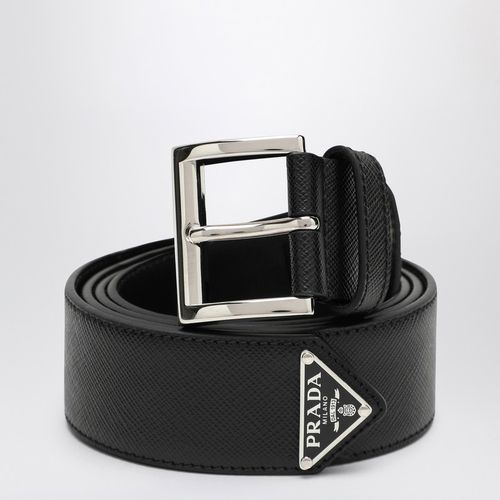 Black Saffiano leather belt - Prada - Modalova