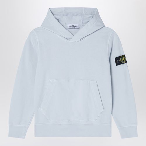 Blue cotton hoodie - Stone Island - Modalova