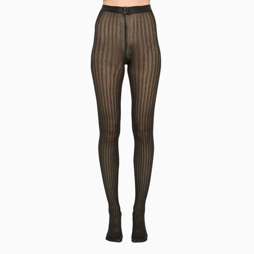 Black lurex Prada Holiday tights - Prada - Modalova