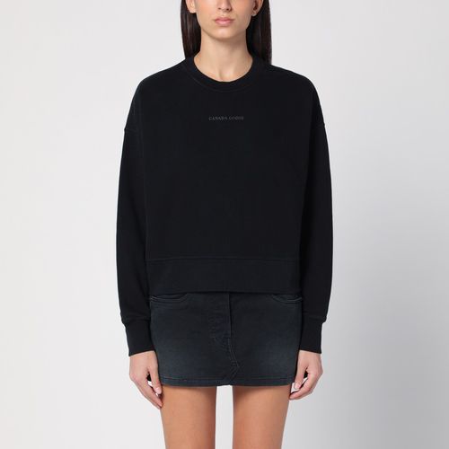 Black cotton crewneck sweatshirt - Canada Goose - Modalova