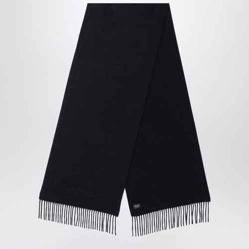 Black cashmere scarf - Saint Laurent - Modalova