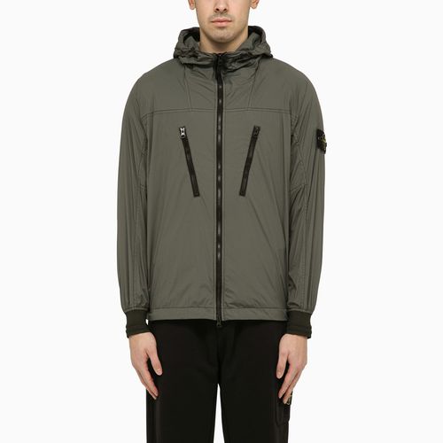 Moosfarbene Jacke Packable mit Logo - Stone Island - Modalova