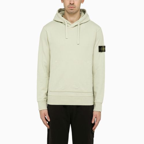 Pistachio sweatshirt hoodie with logo - Stone Island - Modalova