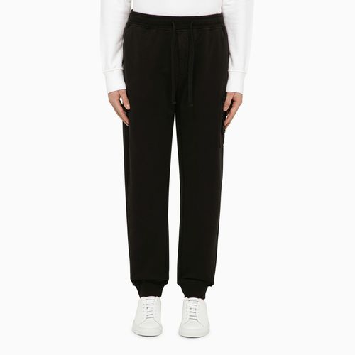 Black cotton jogging pants - Stone Island - Modalova