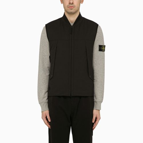 Lightweight black waistcoat - Stone Island - Modalova