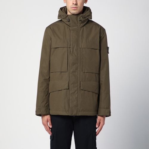 Giacca multitasche con cappuccio militare - Stone Island - Modalova