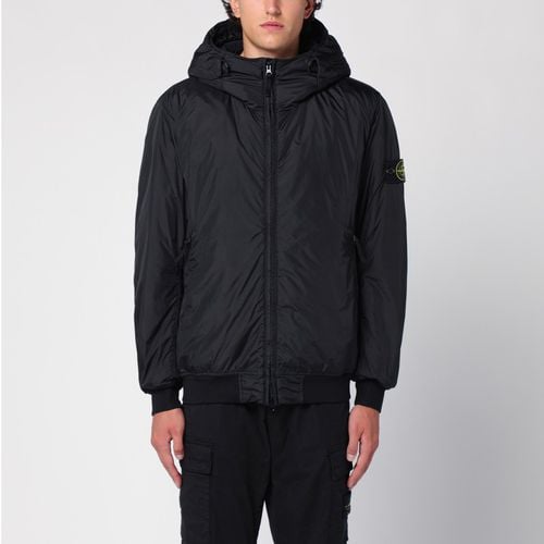 Giubbotto con zip nero in nylon - Stone Island - Modalova