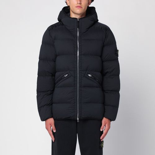 Giubbotto imbottito nero con zip - Stone Island - Modalova