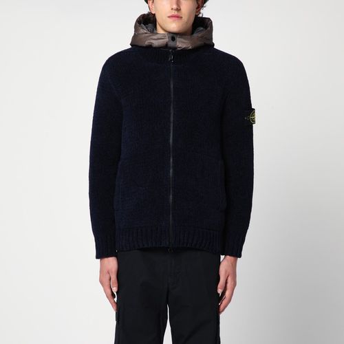 Cardigan The President navy con interno rimovibile - Stone Island - Modalova