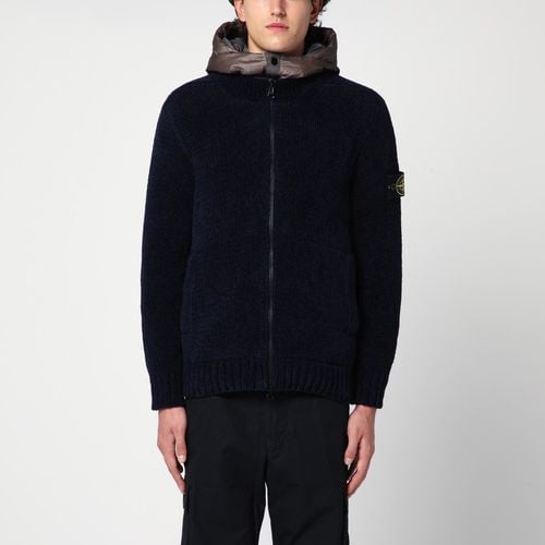 The President navy cardigan with removable interior - Stone Island - Modalova