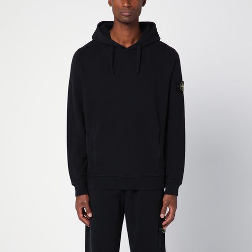 Black hooded sweatshirt - Stone Island - Modalova