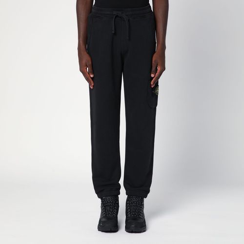 Pantalone jogging nero in cotone - Stone Island - Modalova