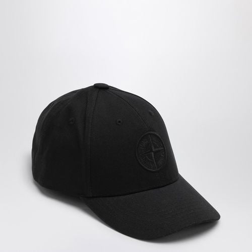 Black baseball cap with logo - Stone Island - Modalova