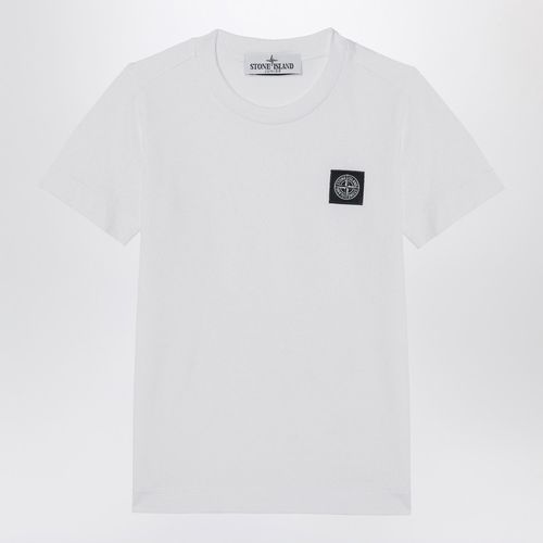 Weißes kurzärmeliges T-Shirt - Stone Island - Modalova