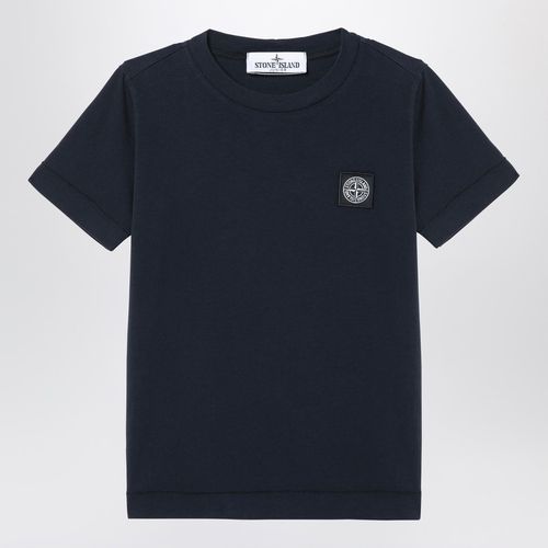 Marineblaues kurzärmeliges T-Shirt - Stone Island - Modalova