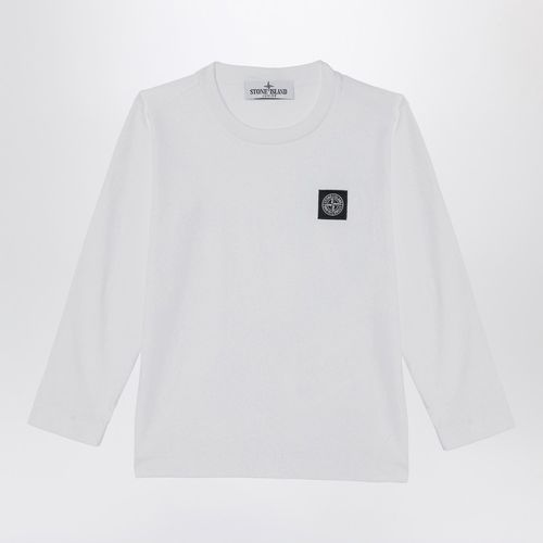 Long-sleeved white T-shirt - Stone Island - Modalova