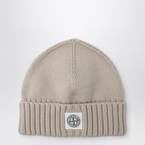 Beige cotton blend bonnet - Stone Island - Modalova