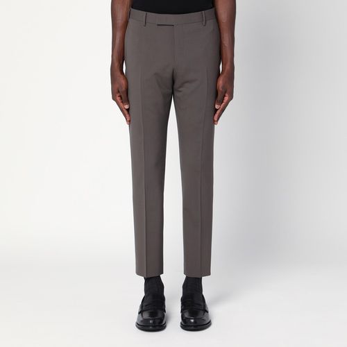 Taupe colour wool trousers - PT Torino - Modalova