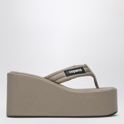 Grey wedge sandal with logo - COPERNI - Modalova