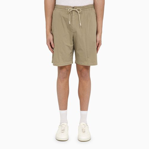 Beige cotton-blend bermuda shorts - PT Torino - Modalova