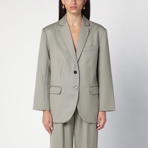 Khaki single-breasted jacket in wool - ANINE BING - Modalova