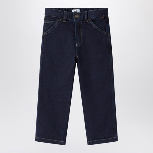 Pantalone workwear in denim felpato - Il Gufo - Modalova