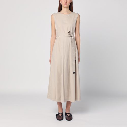 Beige sleeveless dress in cotton - 'S Max Mara - Modalova