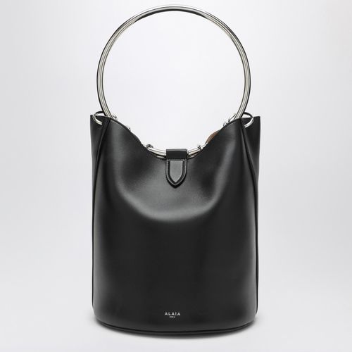 Borsa large Ring Bucket nera in pelle - Alaïa - Modalova