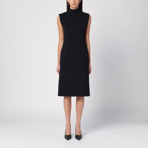 Black wool blend sleeveless dress - Sportmax - Modalova