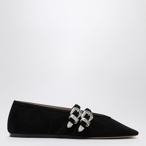 Black suede ballerina Claudia - Le Monde Béryl - Modalova