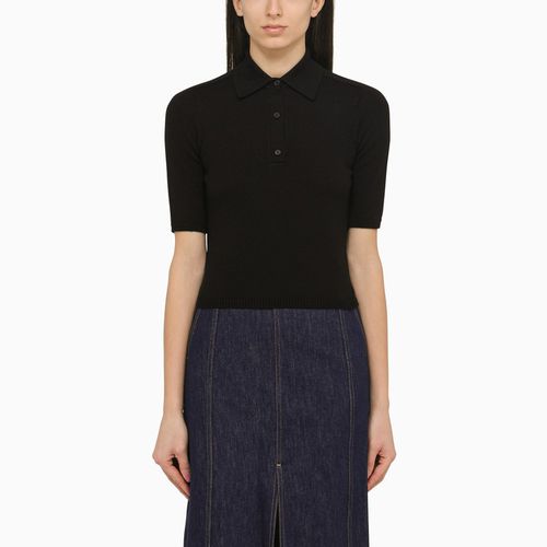 Black wool polo shirt - 'S Max Mara - Modalova