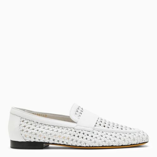 White woven leather moccasin - Doucal's - Modalova