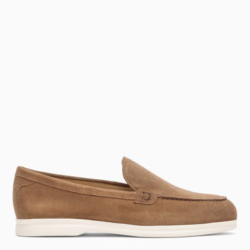 Hazelnut suede moccasin - Doucal's - Modalova