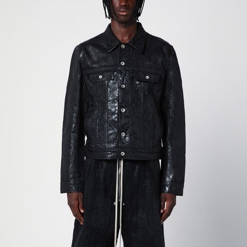 Black Denim Trucker Jacket - DRKSHDW - Modalova