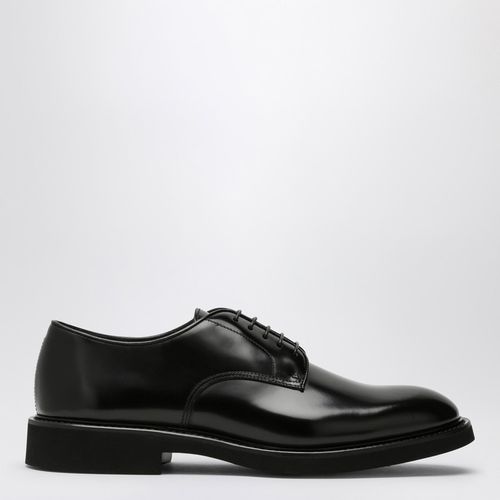 Low black leather lace-up - Doucal's - Modalova