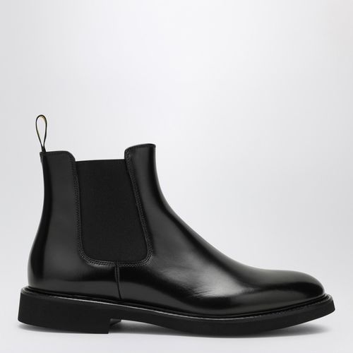 Black leather ankle boot - Doucal's - Modalova