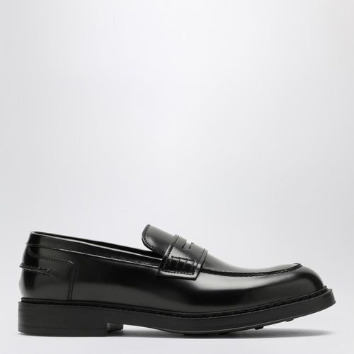 Black leather loafer - Doucal's - Modalova