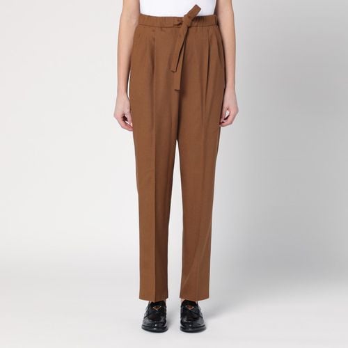 Pants in a wool and silk blend - Max Mara - Modalova