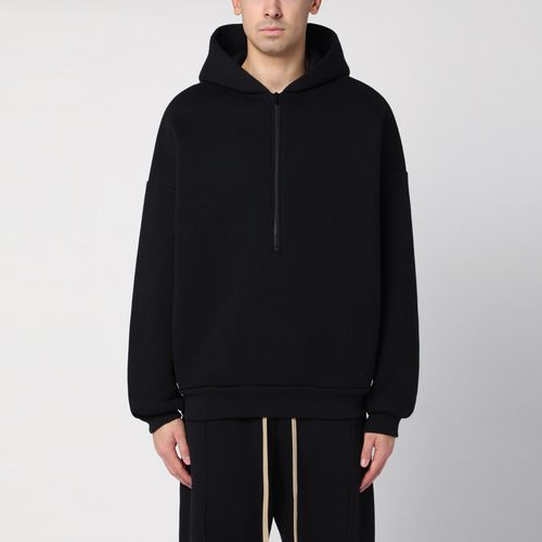 Black plush cotton blend sweatshirt - Fear of God - Modalova