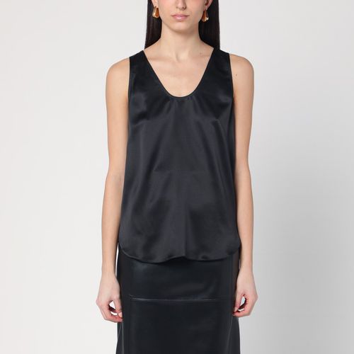 Schwarzes Seidensatin-Top - Max Mara - Modalova