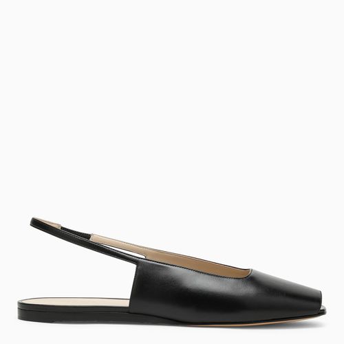 Low black leather sandal - Le Monde Béryl - Modalova