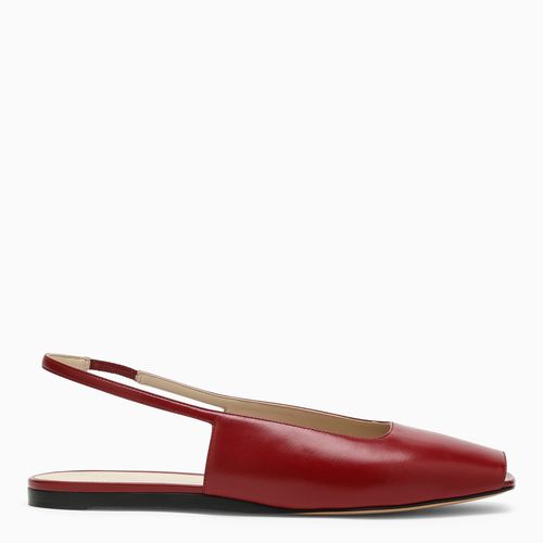 Low red leather sandal - Le Monde Béryl - Modalova