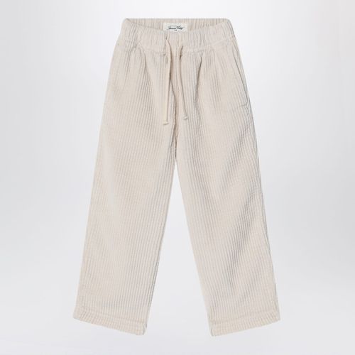 Padow écru ribbed trousers - American Vintage - Modalova