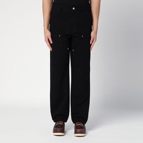 Black Rinsed Double Knee Pant - Carhartt WIP - Modalova