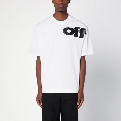 T-Shirt Skate bianca in cotone con logo - Off-White™ - Modalova