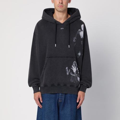 Schwarzer Hoodie mit Blurred Mary-Motiv - Off-White™ - Modalova