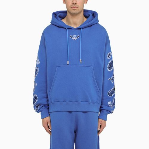 Hoodie aus Baumwolle mit Logostickerei nautical blue - Off-White™ - Modalova