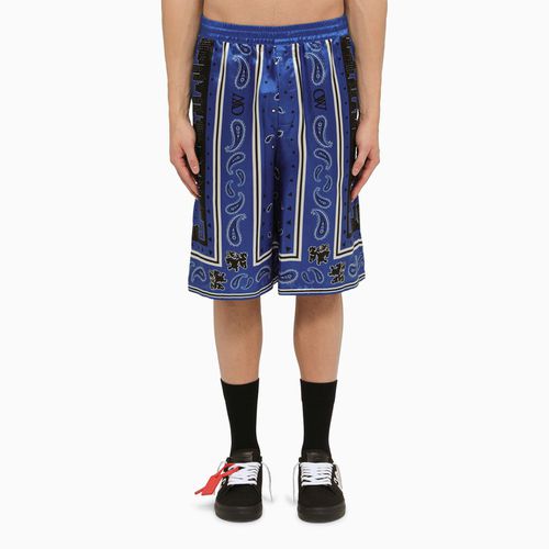 Nautical viscose bermuda shorts with print - Off-White™ - Modalova