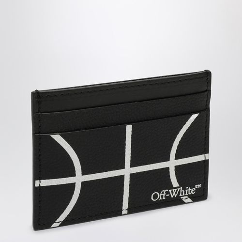 Portacarte basket nero in pelle - Off-White™ - Modalova